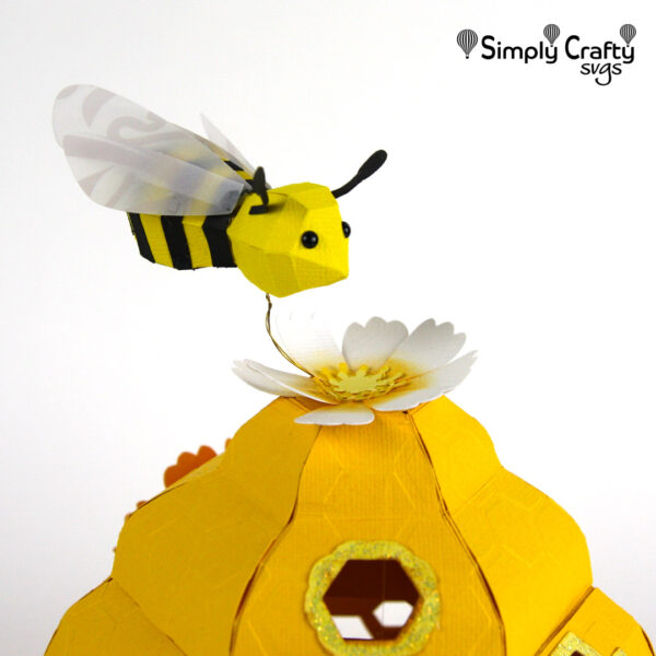 3D Bee Hive SVG File