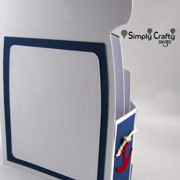 Cruise Ship Box Card SVG File