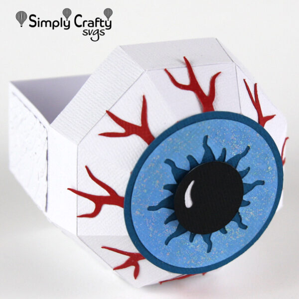 Eyeball Treat Box SVG File