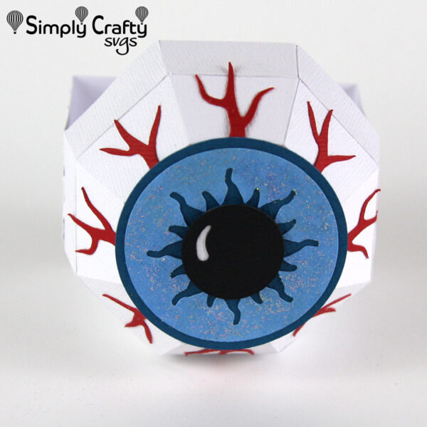 Eyeball Treat Box SVG File