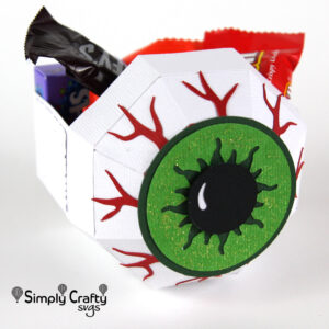 Eyeball Treat Box SVG File