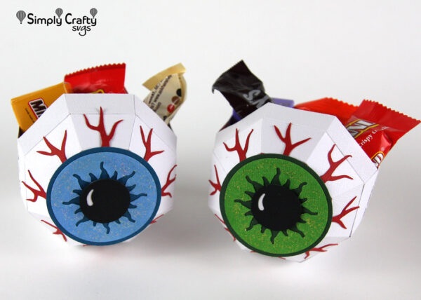 Eyeball Treat Box SVG File