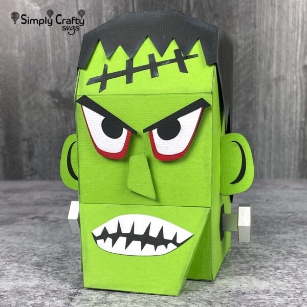 Frankenstein Head Box SVG File