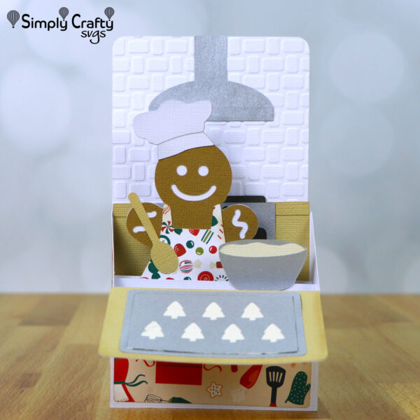 Gingerbread Baker Card SVG File