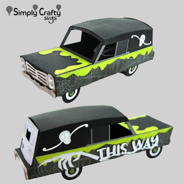 3D Hearse SVG File