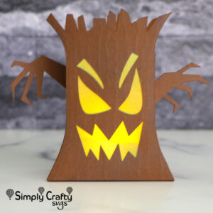 Haunted Tree Luminary SVG File