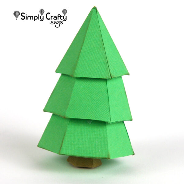 Village 3D Christmas Tree SVG file