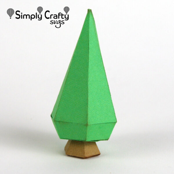 Village 3D Christmas Tree SVG file