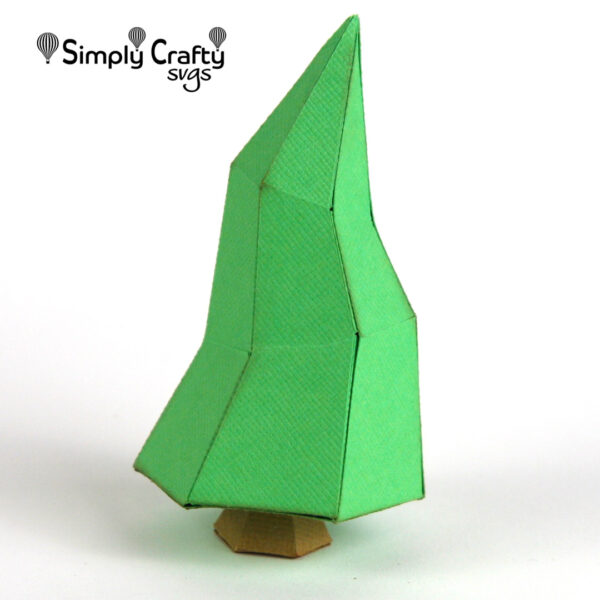 Village 3D Christmas Tree SVG file