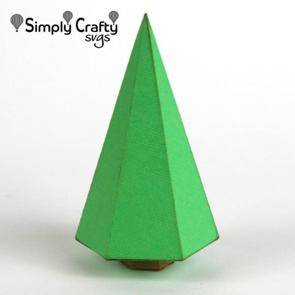Village 3D Christmas Tree SVG file