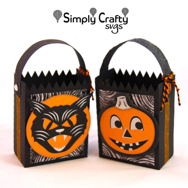 Vintage Halloween Bag Set SVG File