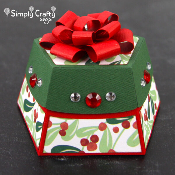 Angled Gift Box Set SVG File