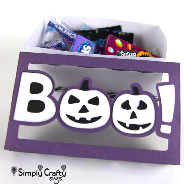 Boo Halloween Box SVG File