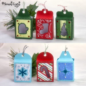 Christmas Tag Box SVG file