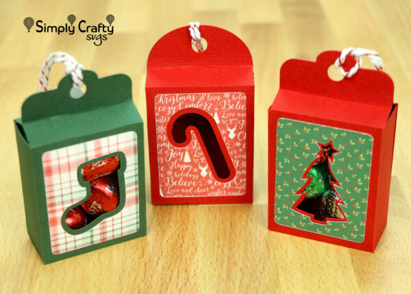 Christmas Tag Box SVG file