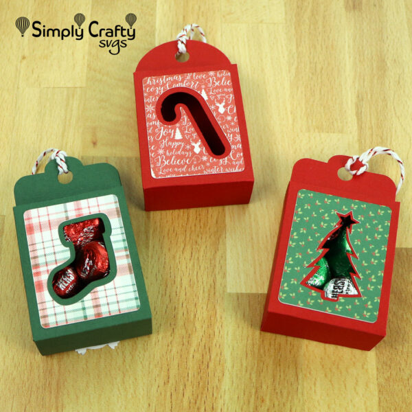 Christmas Tag Box SVG file