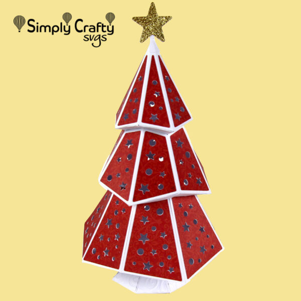 Christmas Tree Luminary SVG