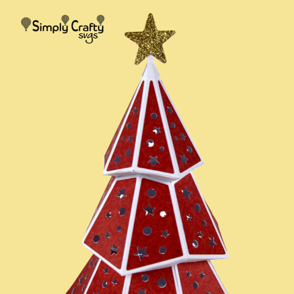 Christmas Tree Luminary SVG