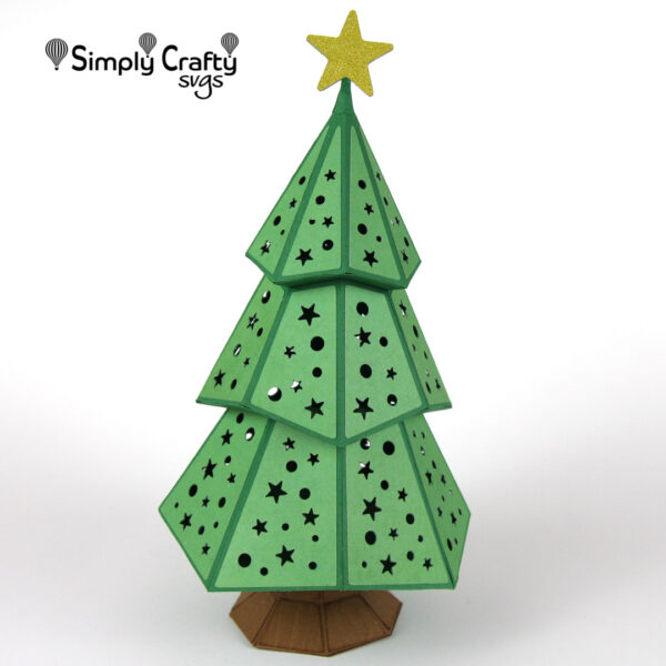Christmas Tree Luminary SVG