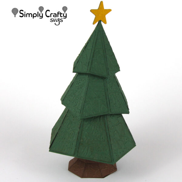 Christmas Tree Luminary SVG