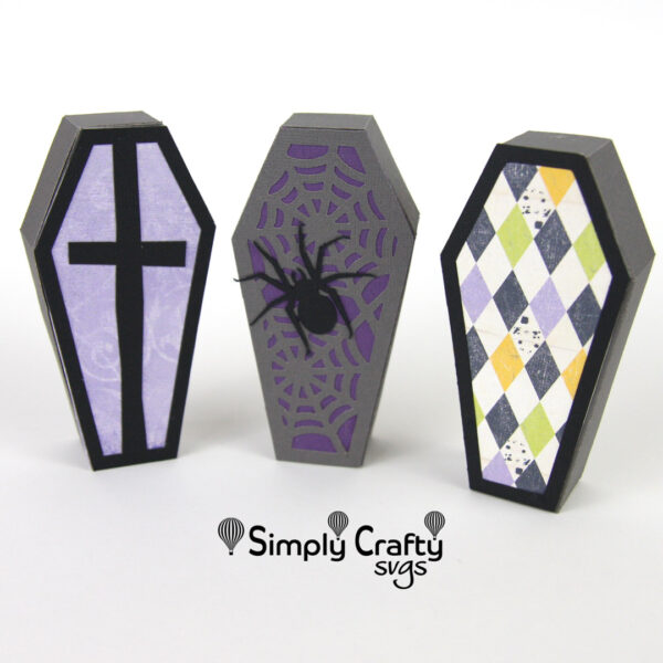 Creepy Coffin Box SVG FIle