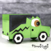 Halloween Frankenstein Car SVG File