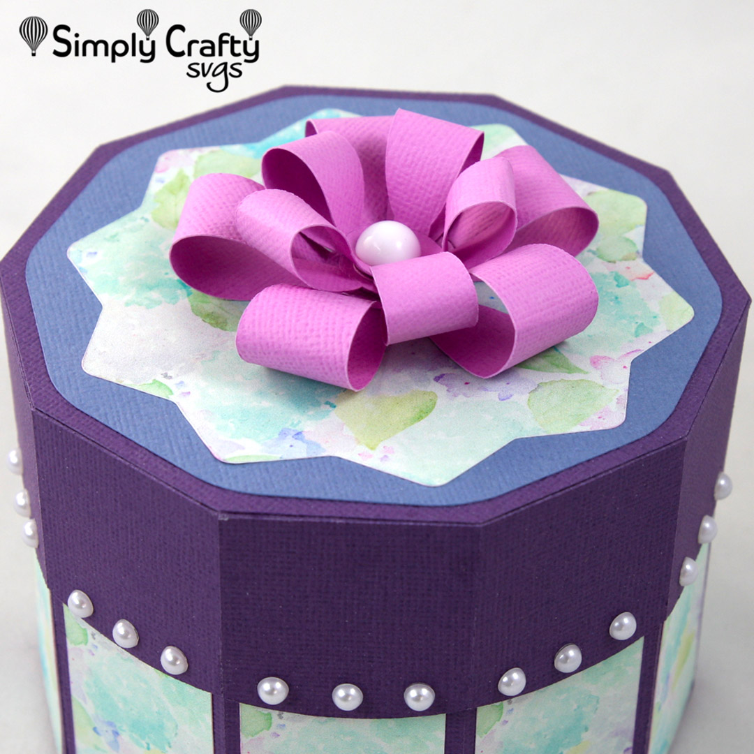 Round Ball Ornament Box 3.25 in SVG File - Simply Crafty SVGs