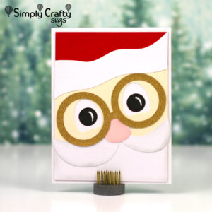 Santa is Watching Card SVG