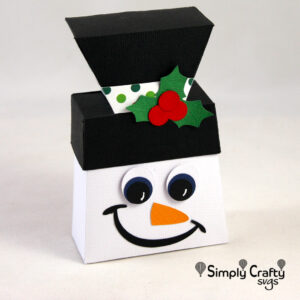 Snowman Favor Box SVG