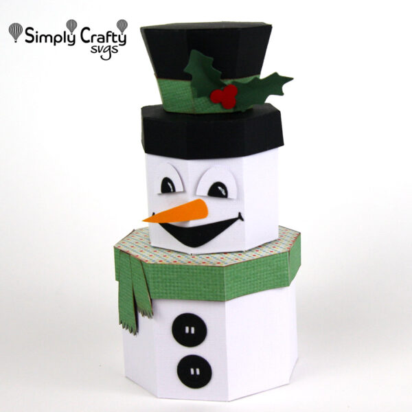 Snowman Stacking Box Set SVG