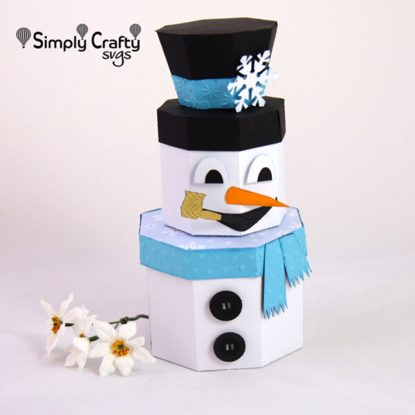 Snowman Stacking Box Set SVG