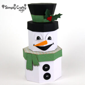 Snowman Stacking Box Set SVG