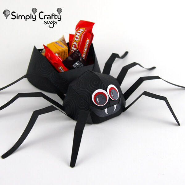 Spider Candy Box SVG File