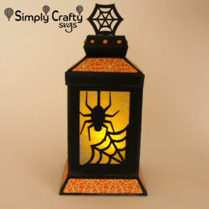 Spider Web Lantern SVG File