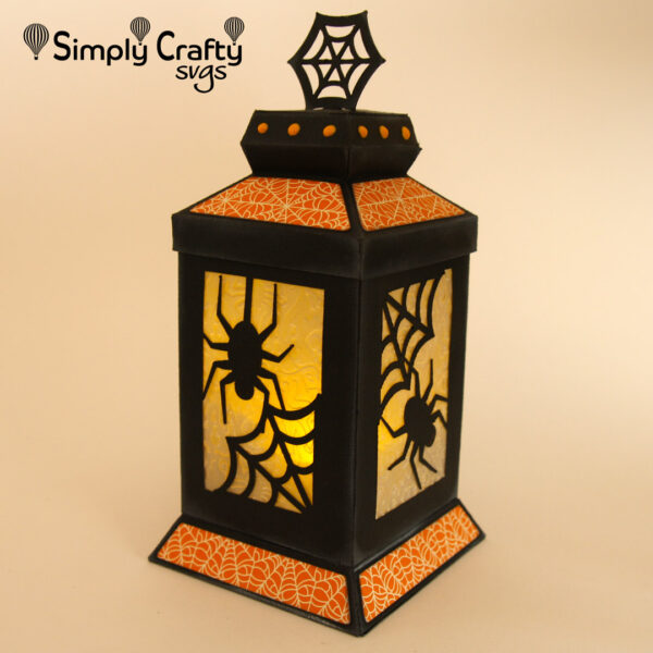 Spider Web Lantern SVG File