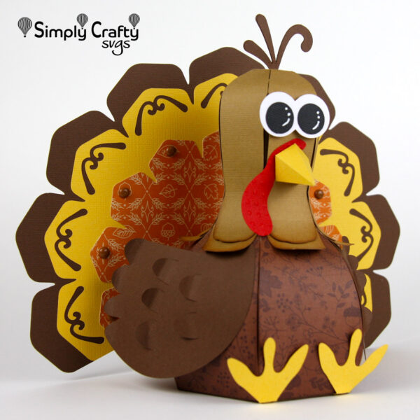 3D Turkey Tom SVG file