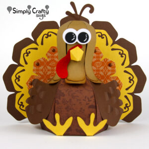 3D Turkey Tom SVG file