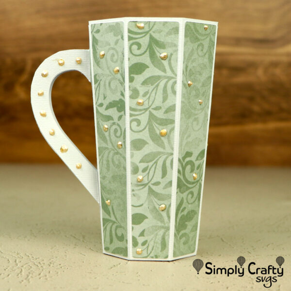 3D Latte Mug SVG