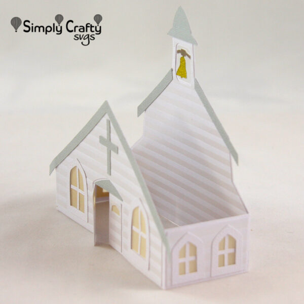 Church Box Card SVG
