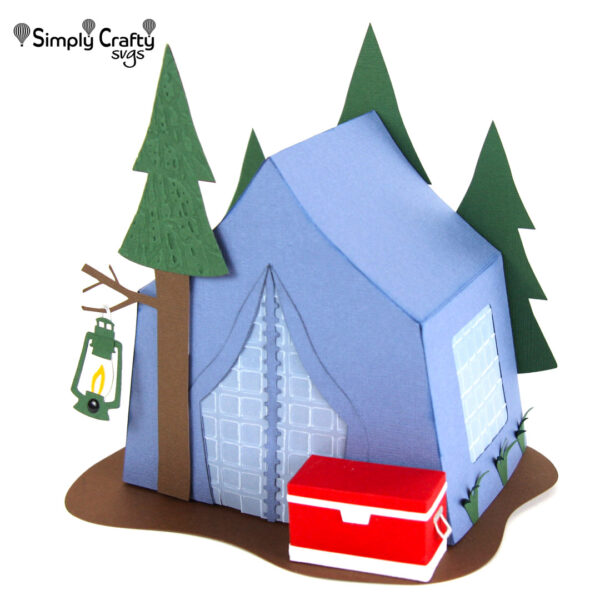 Tent Camping Box SVG