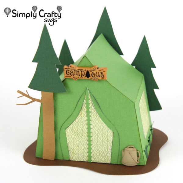 Tent Camping Box SVG