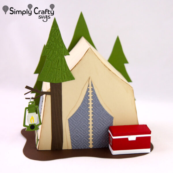 Tent Camping Box SVG