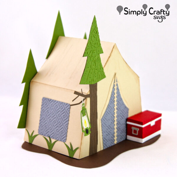 Tent Camping Box SVG