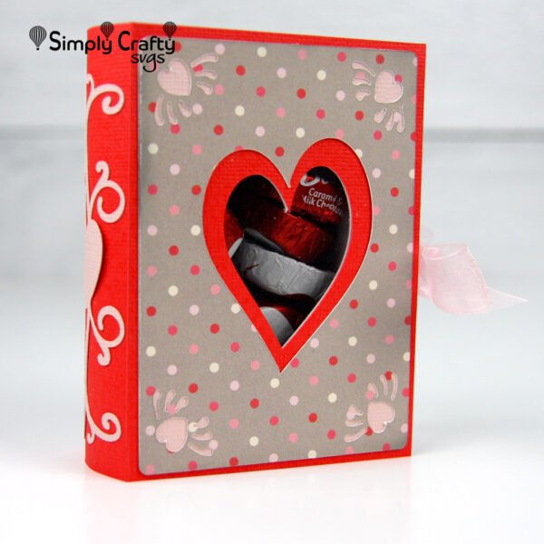 3D Love Book Box SVG