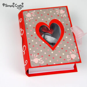 3D Love Book Box SVG