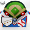 At the Ballpark Box Card SVG