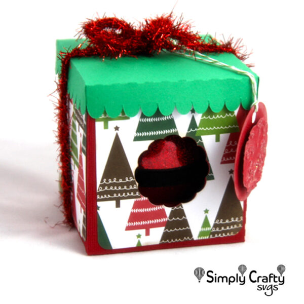 Ball Ornament Box 2.5 inch SVG