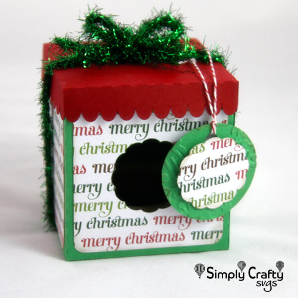 Ball Ornament Box 2.5 inch SVG