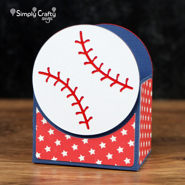 Baseball Favor Box SVG