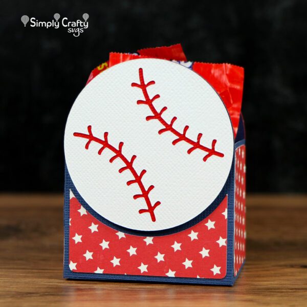 Baseball Favor Box SVG